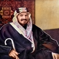 صوره للملك عبدالعزيز وعمره (36) عام